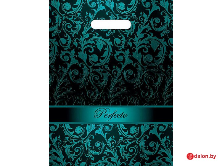 Мешок ПВД (выр.ручка) 370*300 (90мкр) Перфекто Ультрамарин
